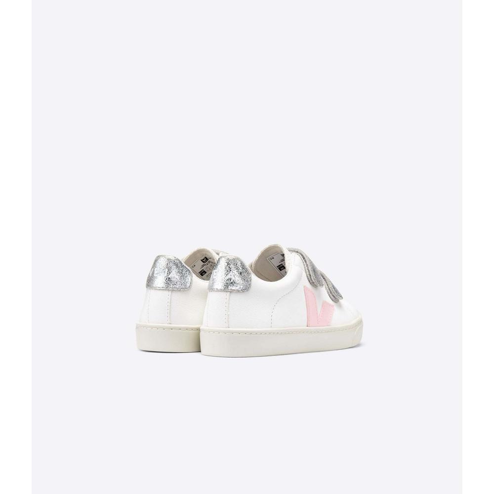 παπουτσια παιδικα Veja ESPLAR CHROMEFREE White/Pink | GR 731PJJ